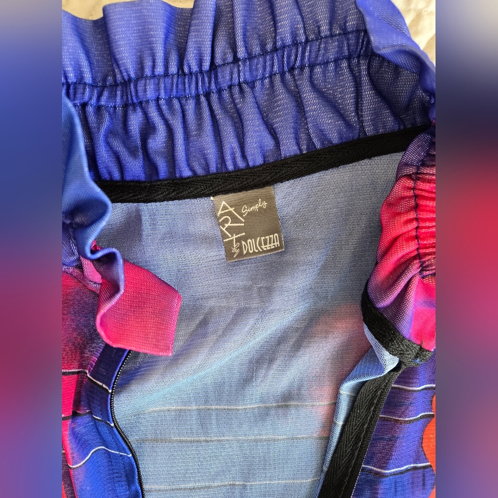 Simply Art by Dolcezza Zip Up Sheer Jacket - NWOT - Picture 3 of 6